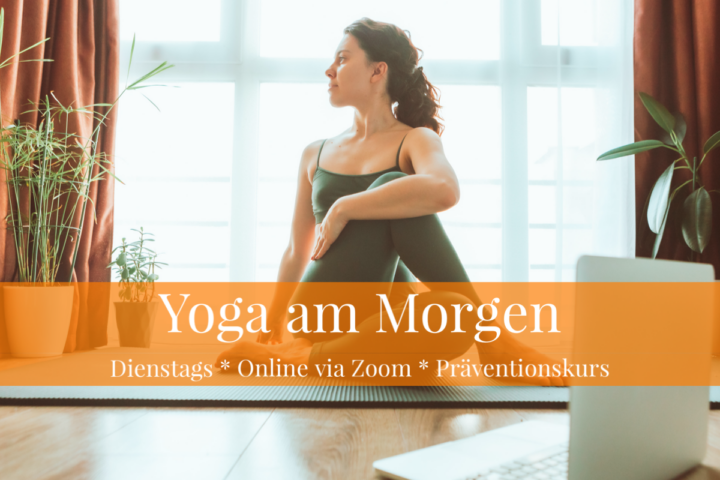 Yoga am Morgen - Hatha Yoga Präventionskurs live via Zoom mit Romy Siemens